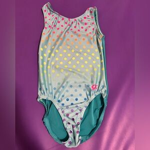 GK Multicolor Dotted Leotard